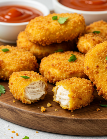 "Bite-sized golden nuggets with the ultimate crunch!"
