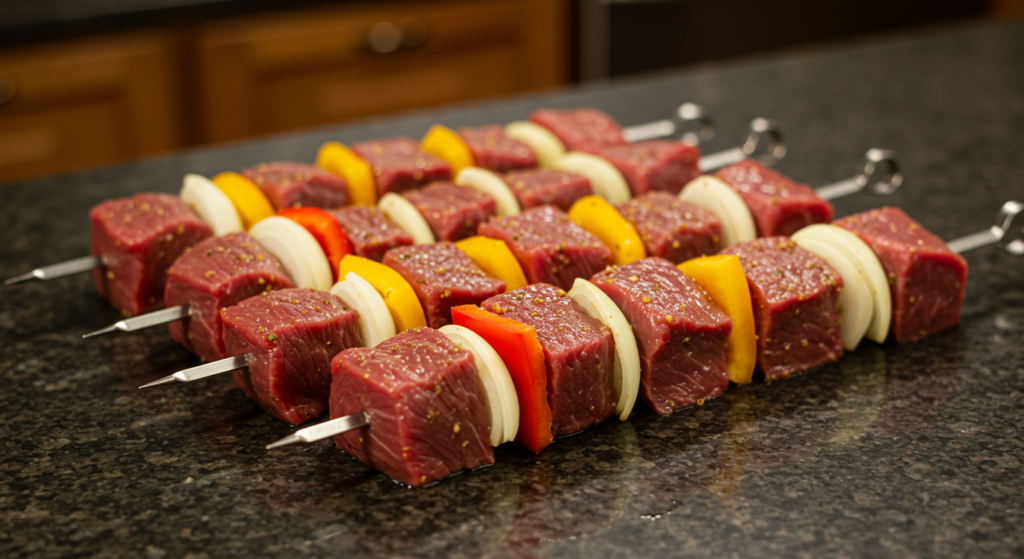 vegetables for kabobs