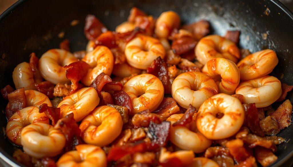 shrimp and bacon mixture shrimp and bacon mixture